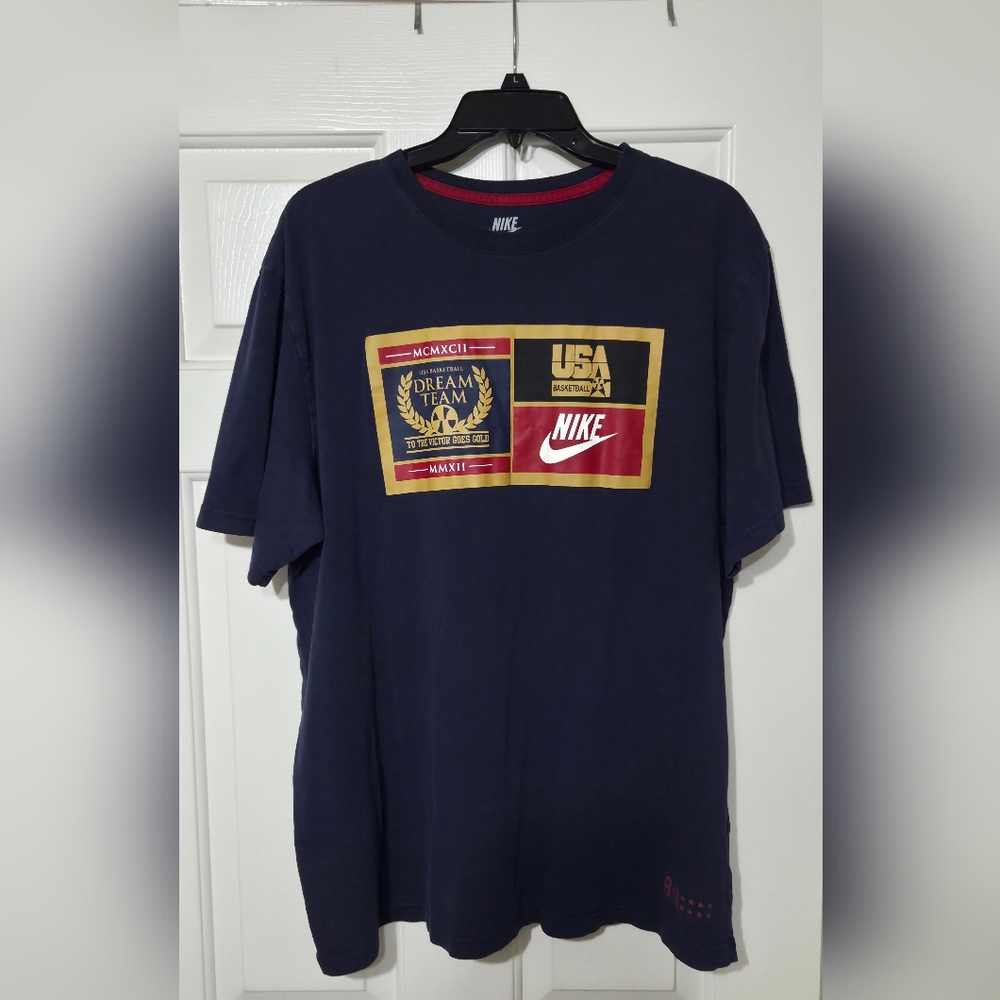 Rare Vintage 1992 Men's Nike Olympic Dream Team Basketball MCMXCII T-Shirt 2XL